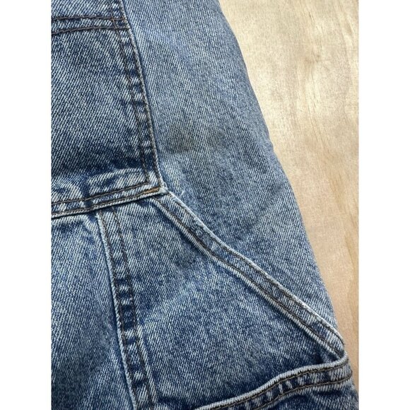 US Polo Assn Shorts Big Mens 40 Blue Denim Carpenter Baggy Distressed Loose Y2K - Picture 5 of 8
